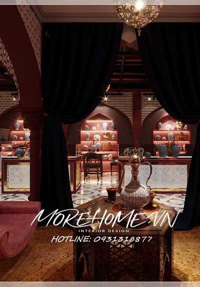 Thiết kế nội thất chuỗi showroom Saffron - độc đáo từ phong cách Iran